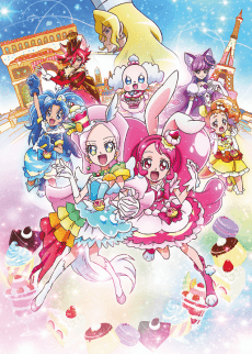 Poster Kirakira☆Precure a la Mode: Paris to! Omoide no Mille-Feuille!
