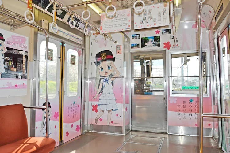 Desa Tempat Latar Cerita AnoHana Ikut Perayaan HUT ke-10 Seri Tersebut
