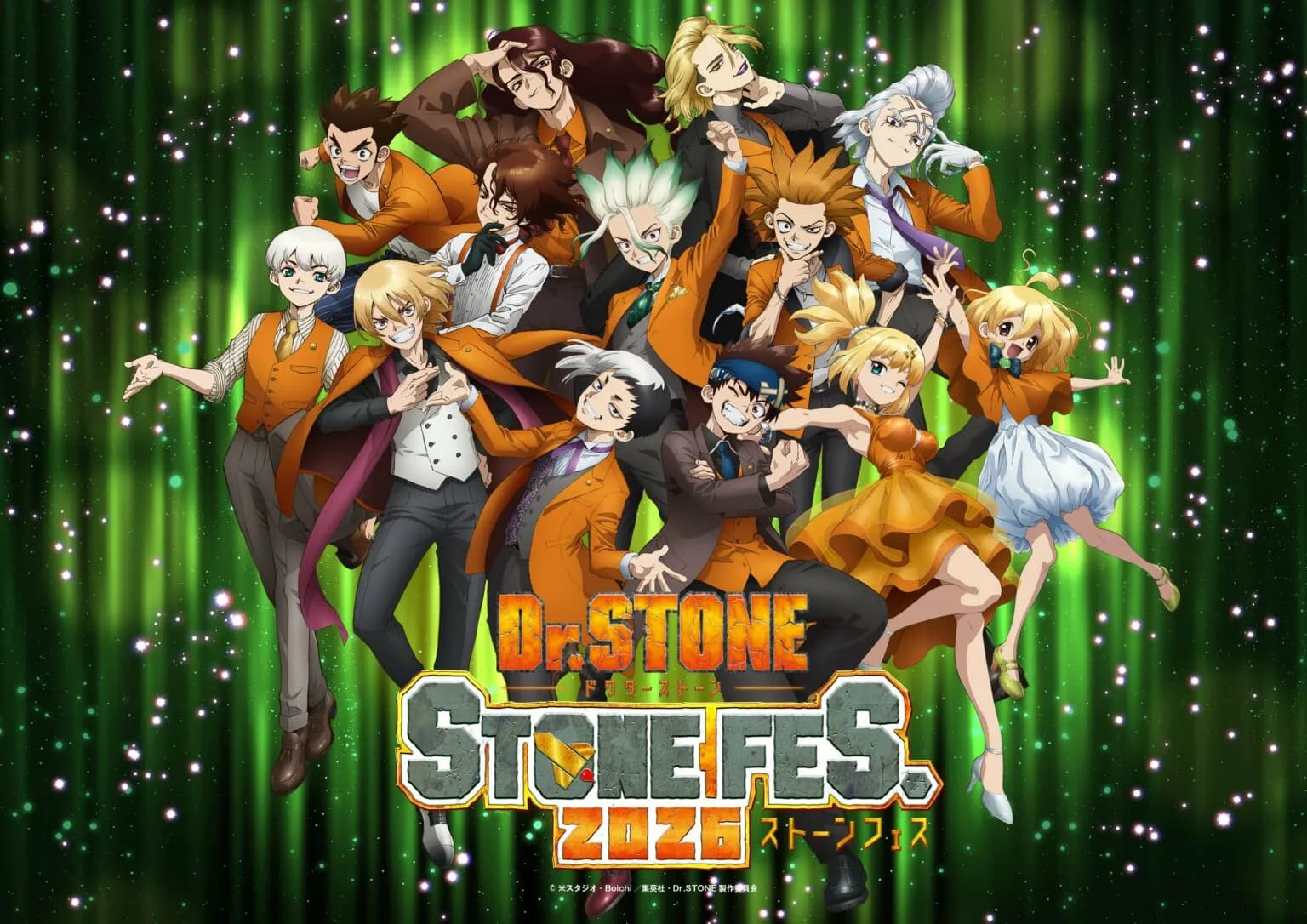 Dr. STONE STONE FES. 2026 Umumin Visual Spesial, Event Finale Terbesar Digelar 10 Oktober!