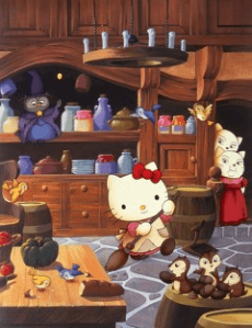 Poster Hello Kitty no Cinderella