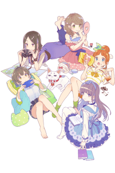Poster HIMOTE HOUSE: A share house of super psychic girls