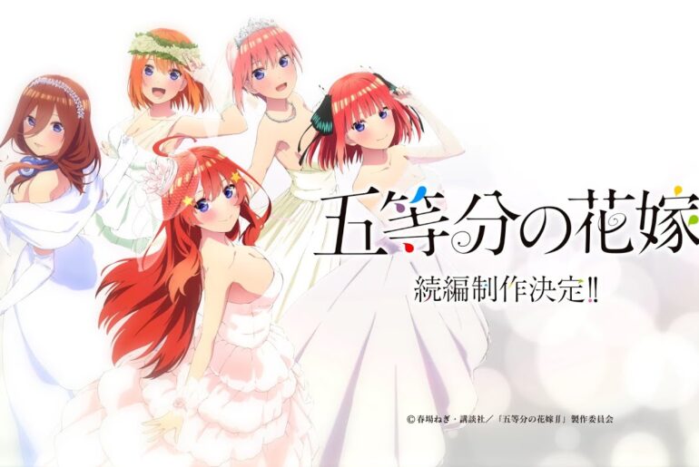 Go-Toubun no Hanayome Merilis Sekuel Terbaru dalam Bentuk Film Anime