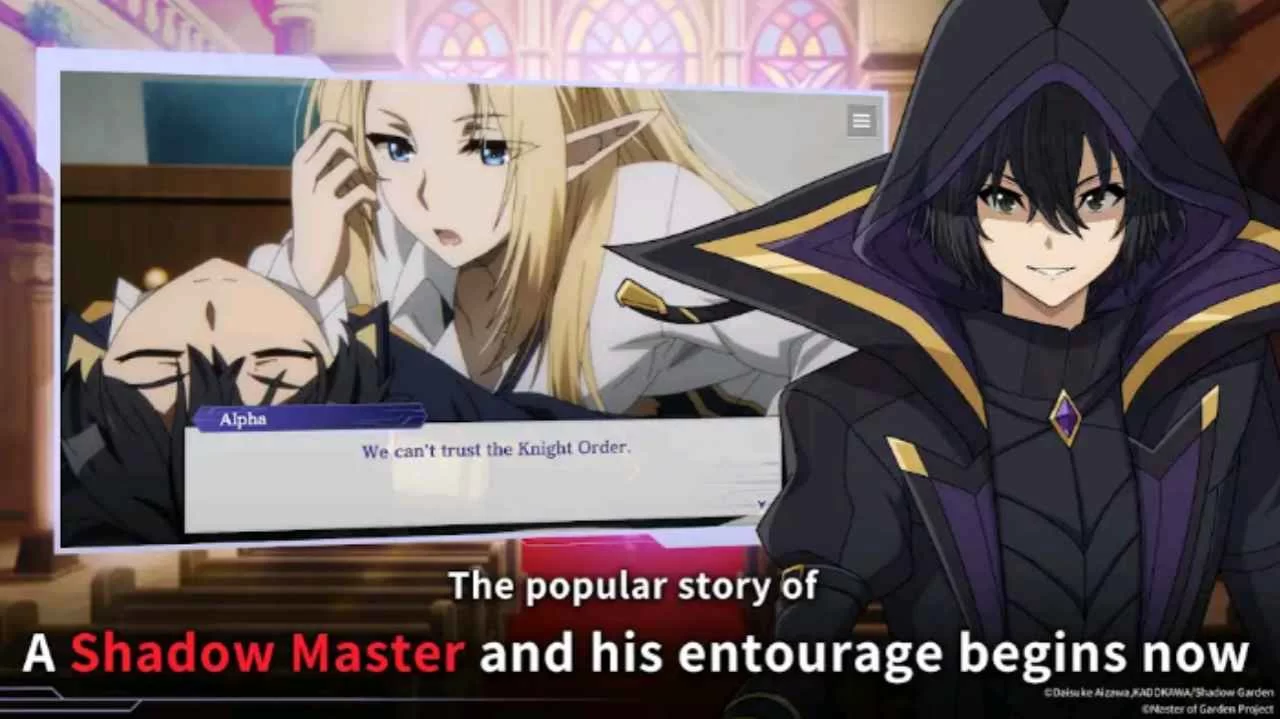 Di Dalam Game Anime The Eminence in Shadow: Master of Garden.